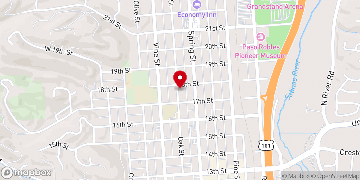 Map showing location of Christian Life Early Learning Center