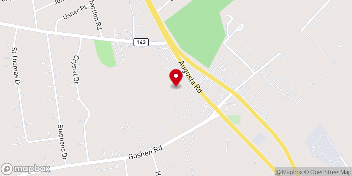 Map showing location of Raising Stars Learning Center