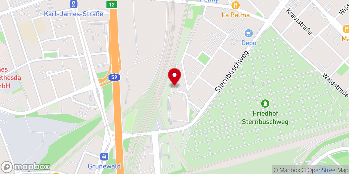 Map showing location of Christus Centrum Ruhrgebiet (CCR) e.V.