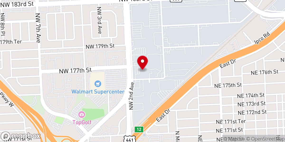 Map showing location of Bethel Evangelical Baptist Church