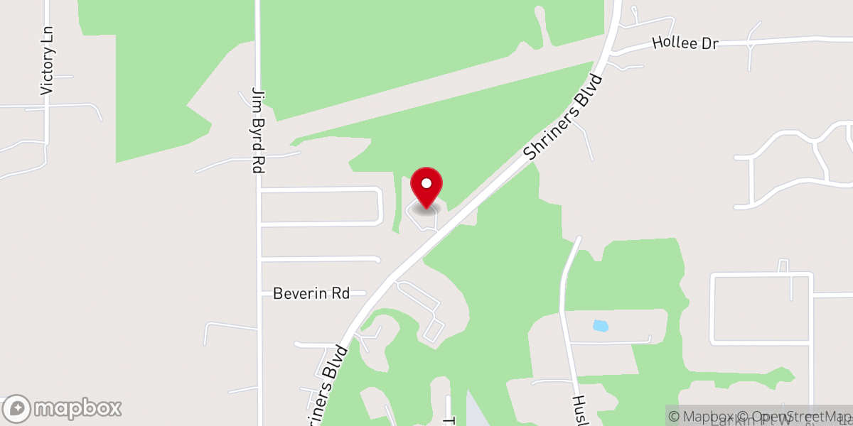 Map showing location of Gulf Coast Seventh-day Adventist Church