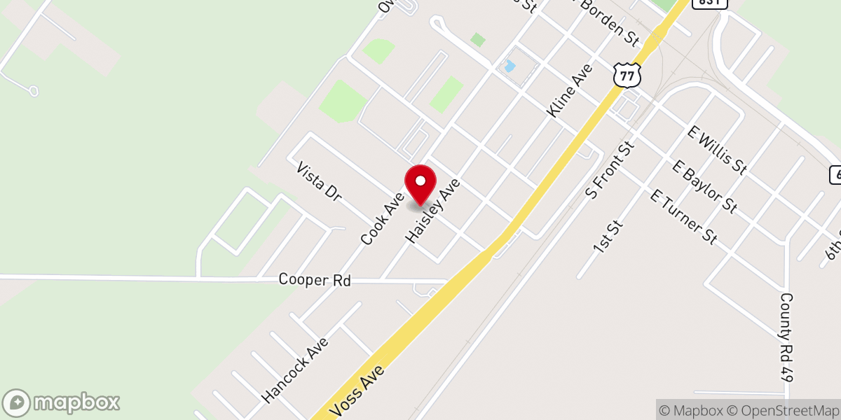 Map showing location of First United Methodist Church