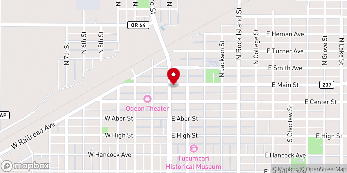 Map showing location of Knights Of Columbus Hall