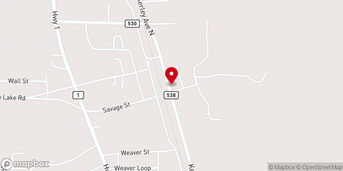Map showing location of Oil City United Methodist Church