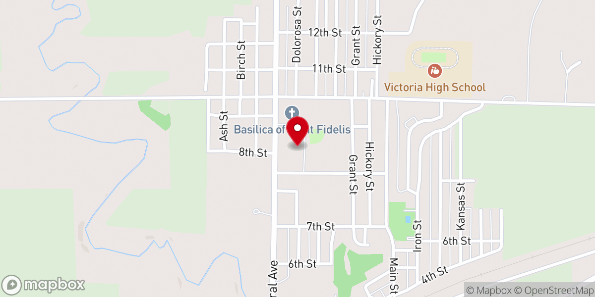 Map showing location of Former Order of Friars Minor High School Seminary