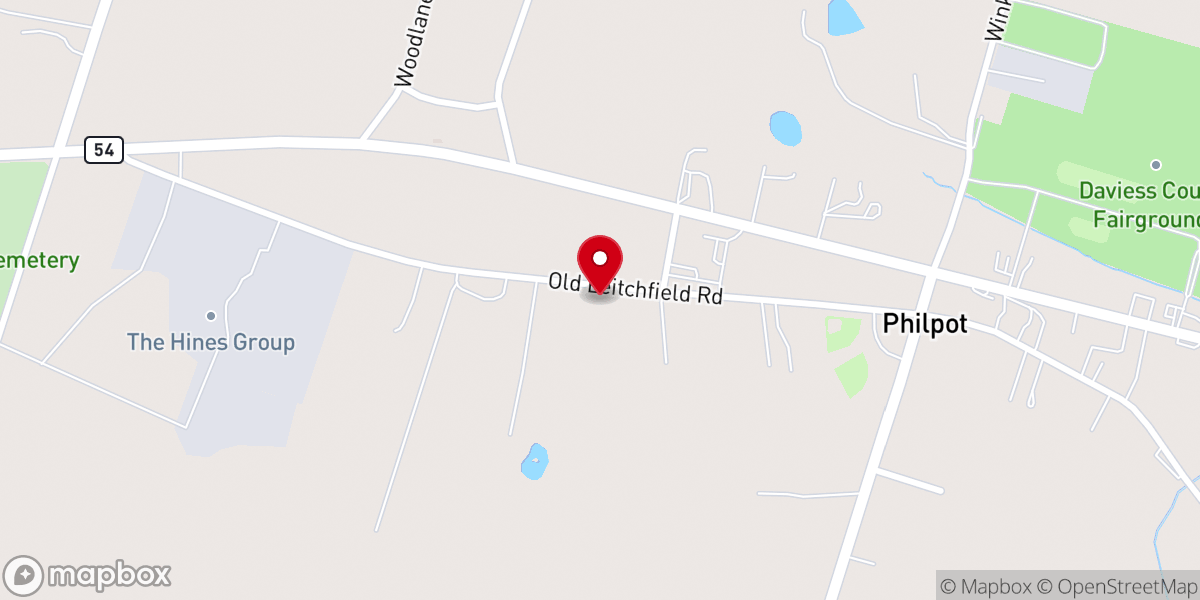 Map showing location of Fervent Heart Music