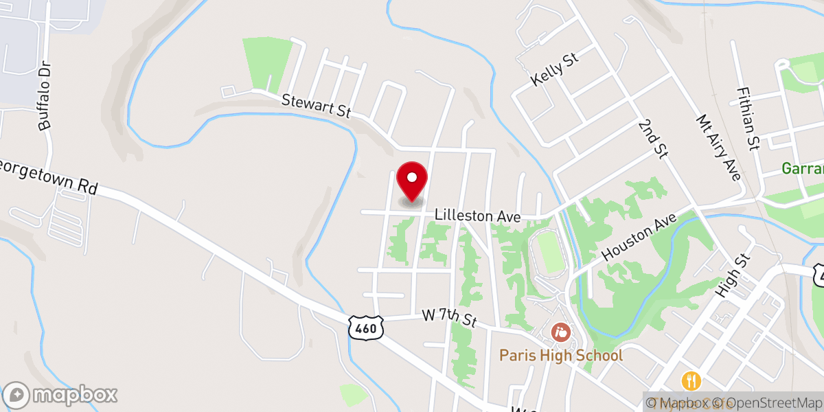 Map showing location of Casa de Oracion el Cristo de Nazareth
