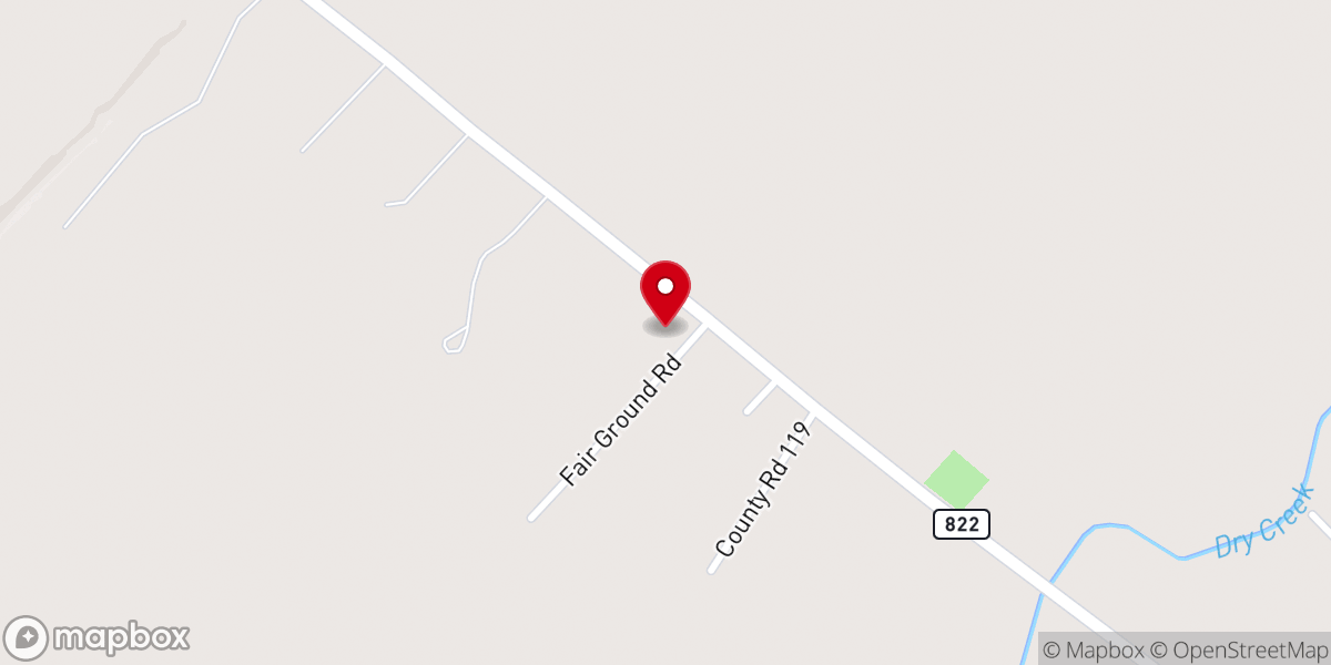 Map showing location of The Open Table Church
