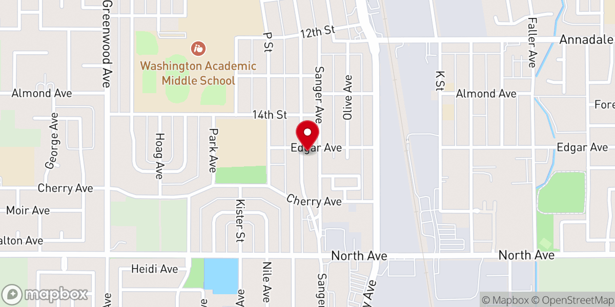 Map showing location of American Legion Post 23