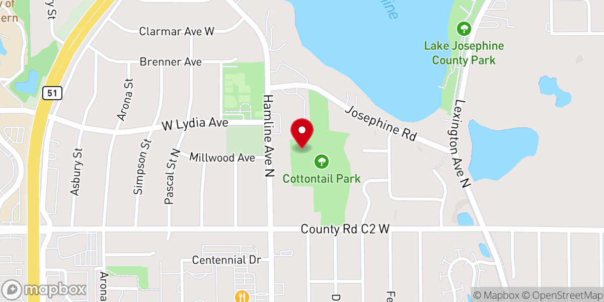 Map showing location of Twin Cities Grace Fellowship