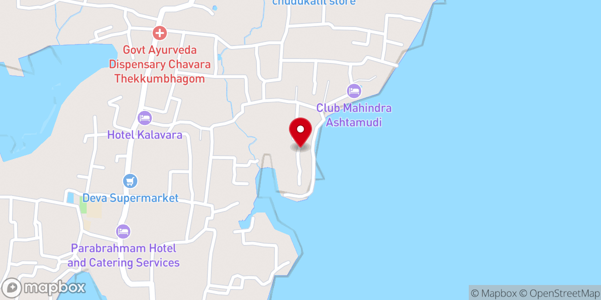 Map showing location of Our Lady of Lourdes Church Lourdupuram