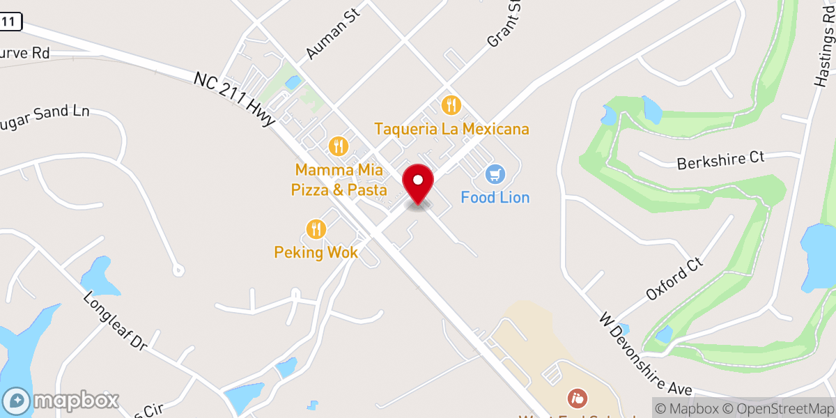 Map showing location of St Mary Magdalene Episcopal