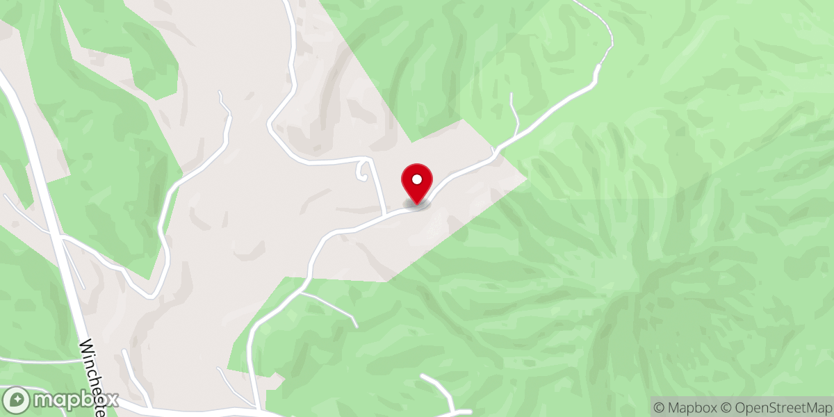 Map showing location of Camp Burnamwood