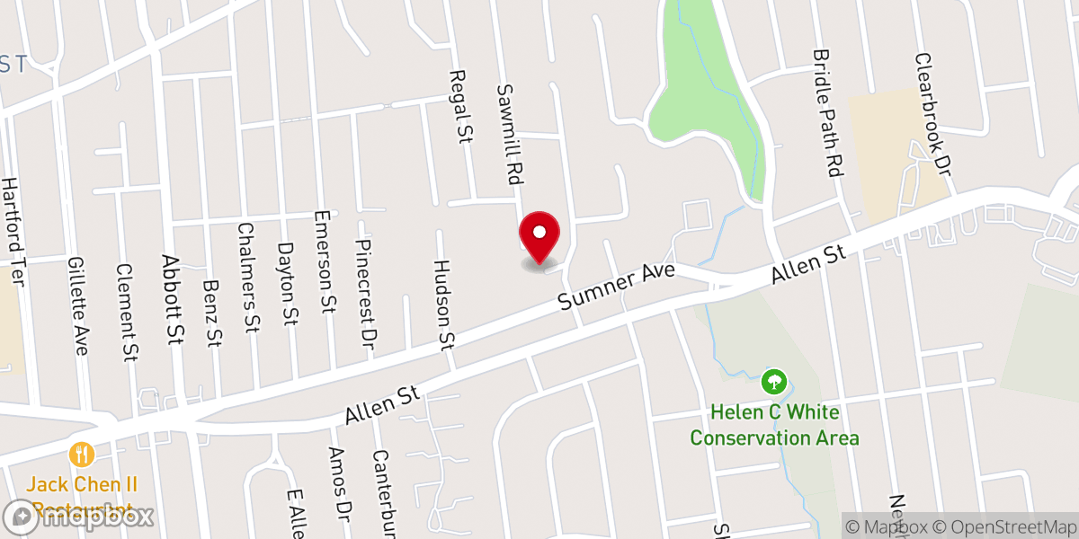 Map showing location of Blessed Hope Advent Christian