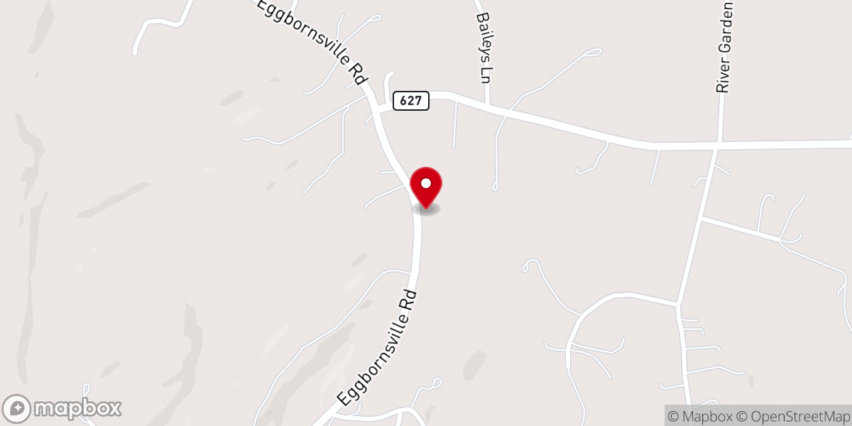 Map showing location of Gourdvine Baptist Church