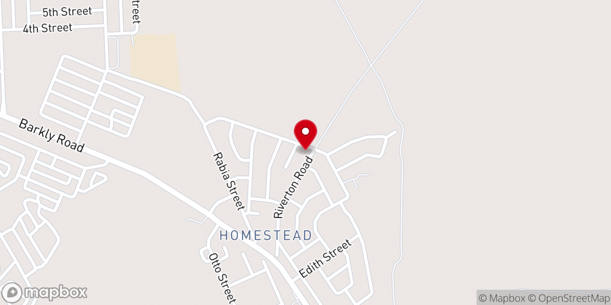 Map showing location of Grace Baptist Church