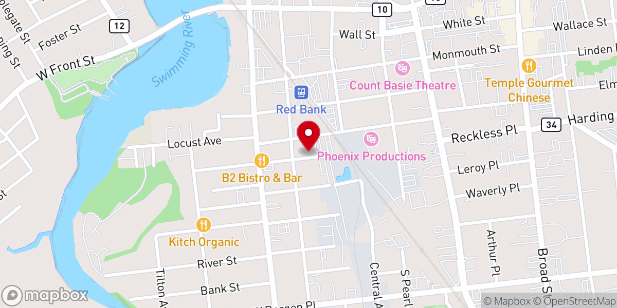 Map showing location of St Crispin House