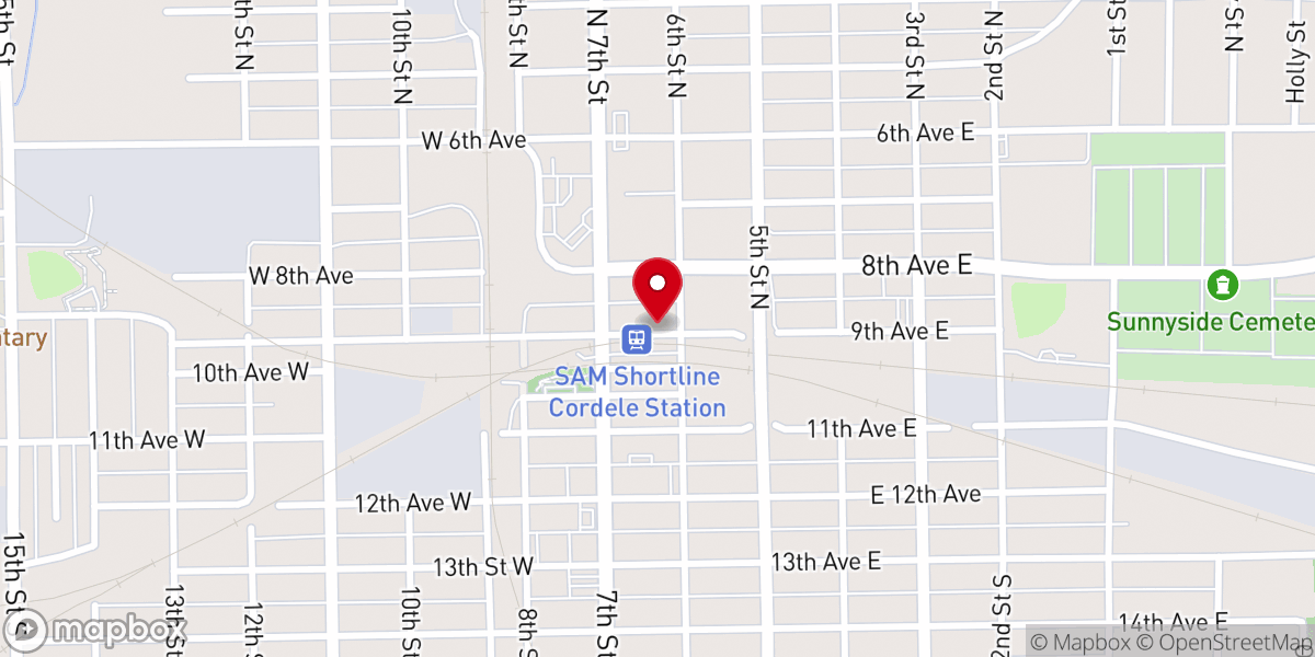 Map showing location of The Lord’s Mission House