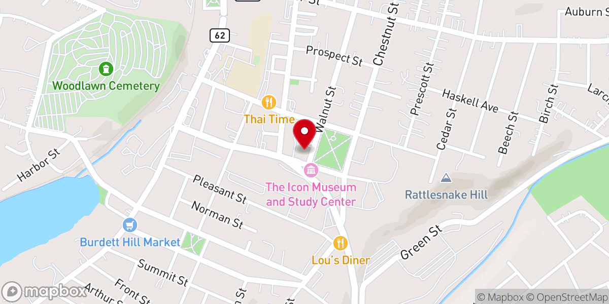 Map showing location of Grace First Baptist Church - Grace FBC
