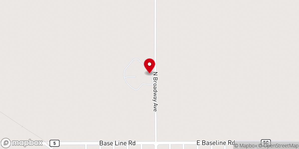 Map showing location of Tipton Children's Home