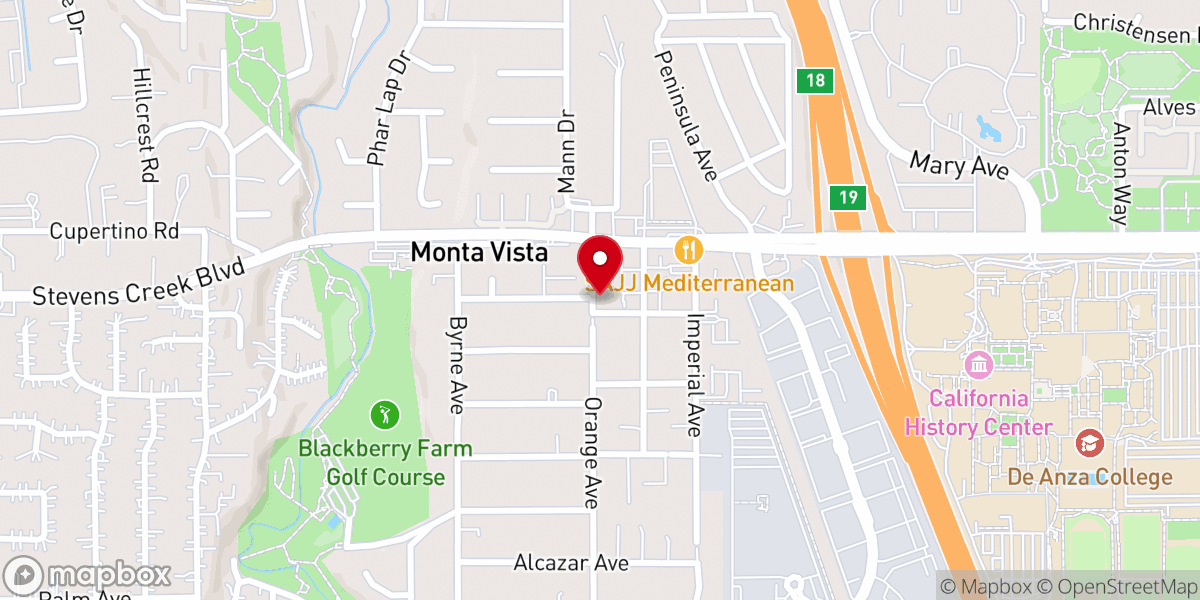 Map showing location of Abounding Grace Christian Church