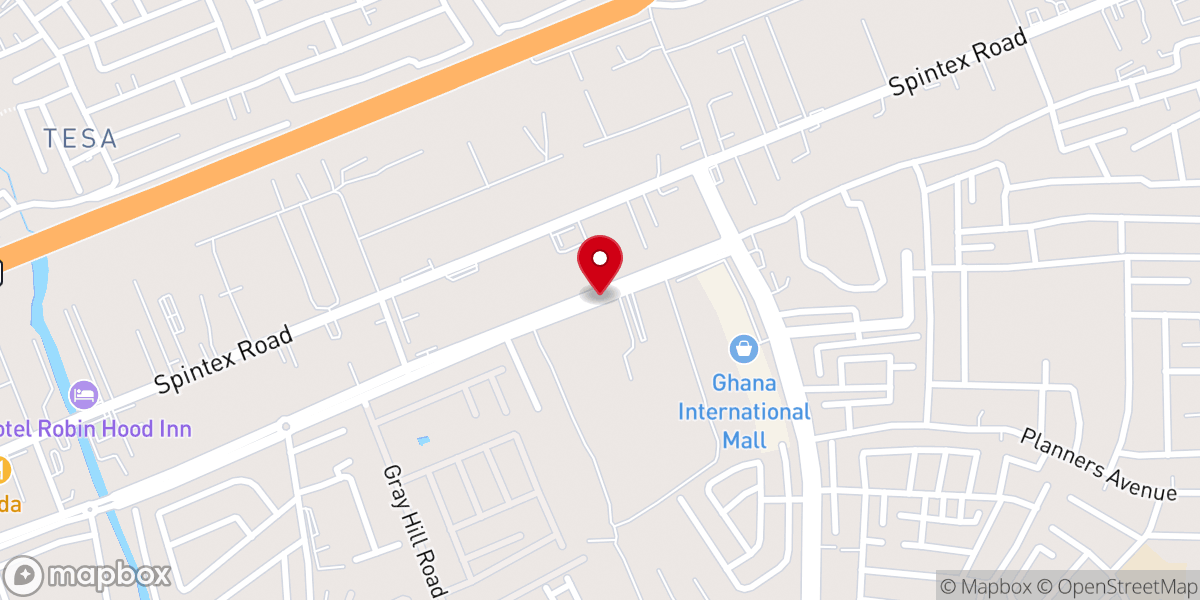 Map showing location of The Synagogue Church of All Nations