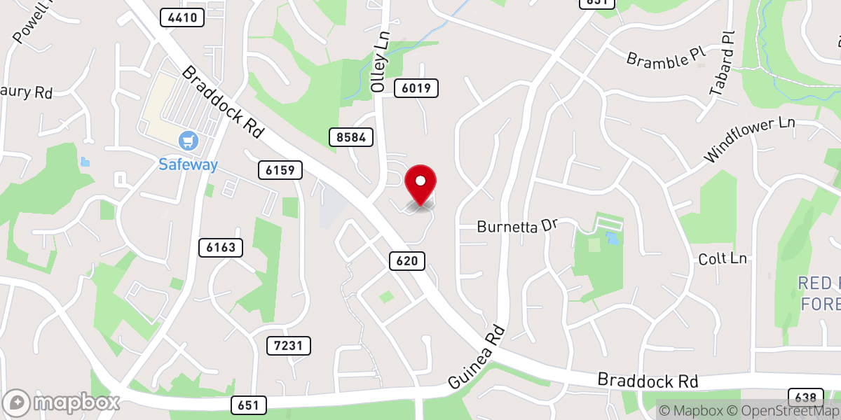 Map showing location of Good Shepherd Preschool - Burke