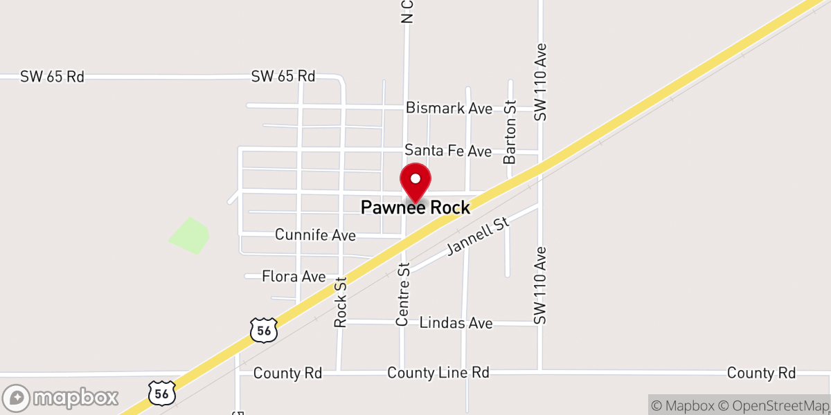 Map showing location of Praise Ranch Ministry and Private Christian School