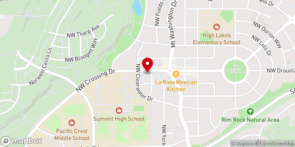 Map showing location of Mount Hope Lutheran Church