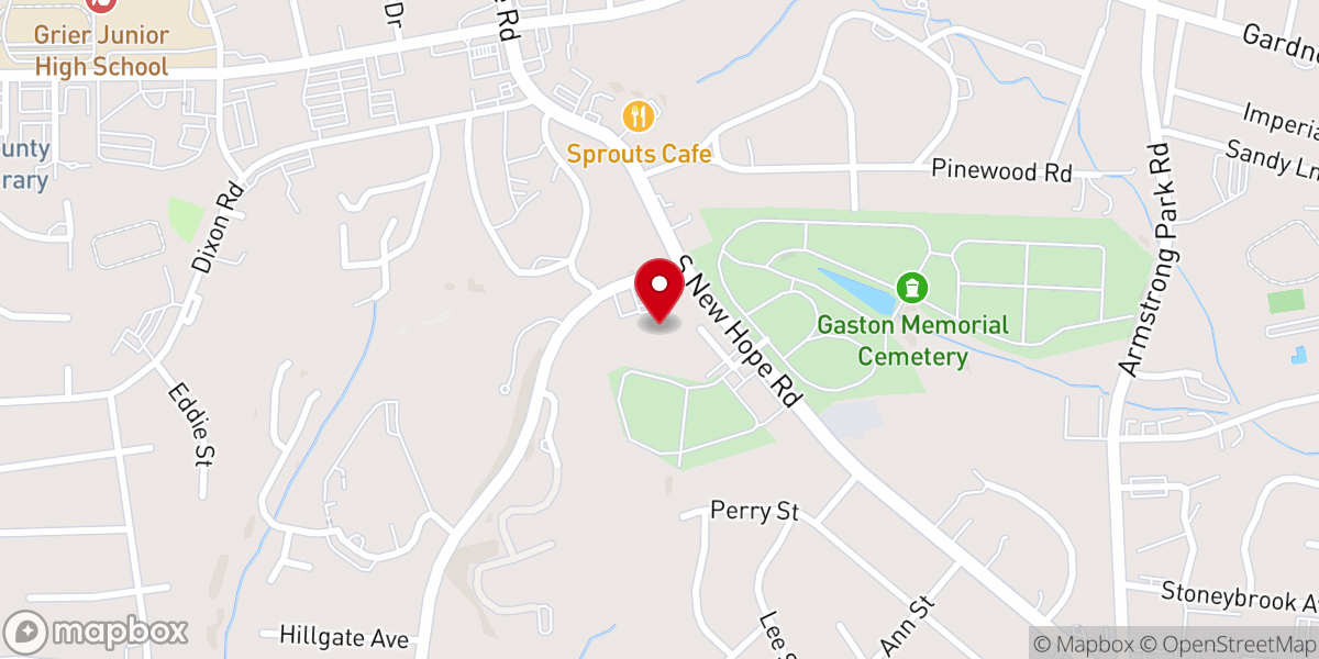 Map showing location of New Life Metropolitan Community Church