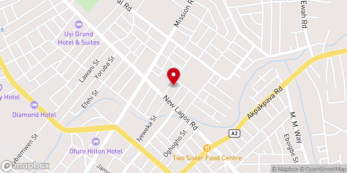 Map showing location of Newlife Word Church
