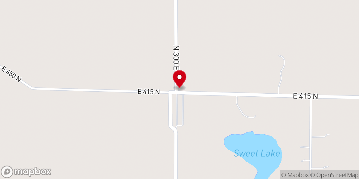 Map showing location of Sweet Church Community Organization