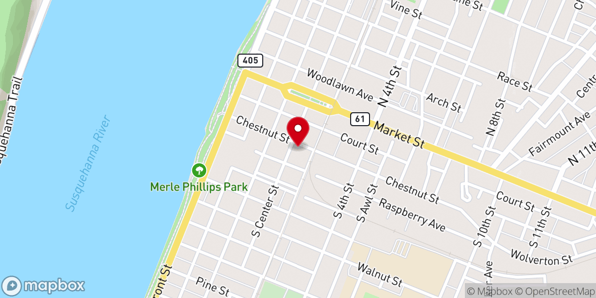Map showing location of New Creation Assembly of God