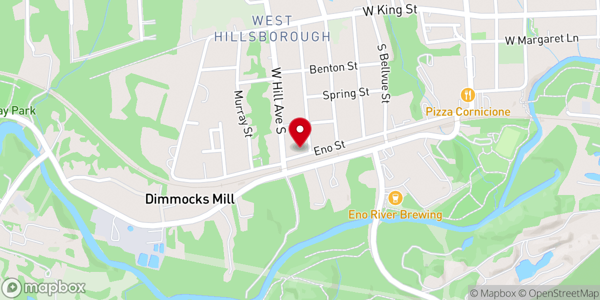 Map showing location of Eno House Artist's Den