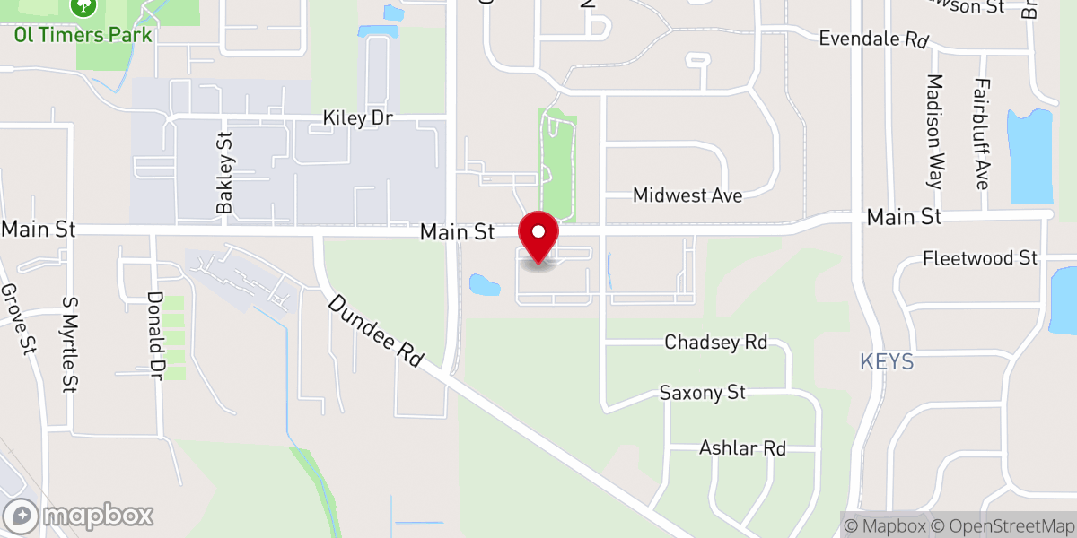 Map showing location of Village of Huntley - Village Hall