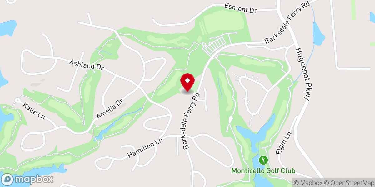 Map showing location of Mount Moriah Church