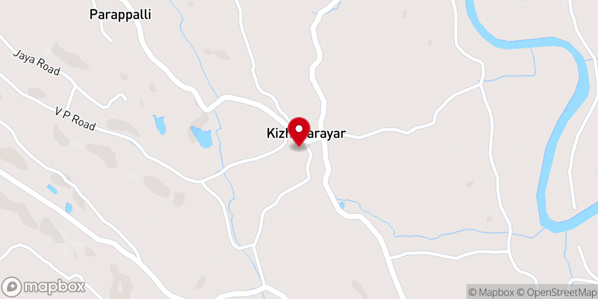 Map showing location of St. Gregorious Church