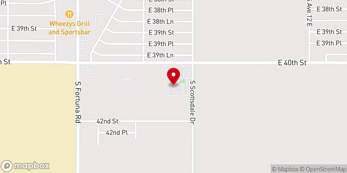 Map showing location of Friel Centre