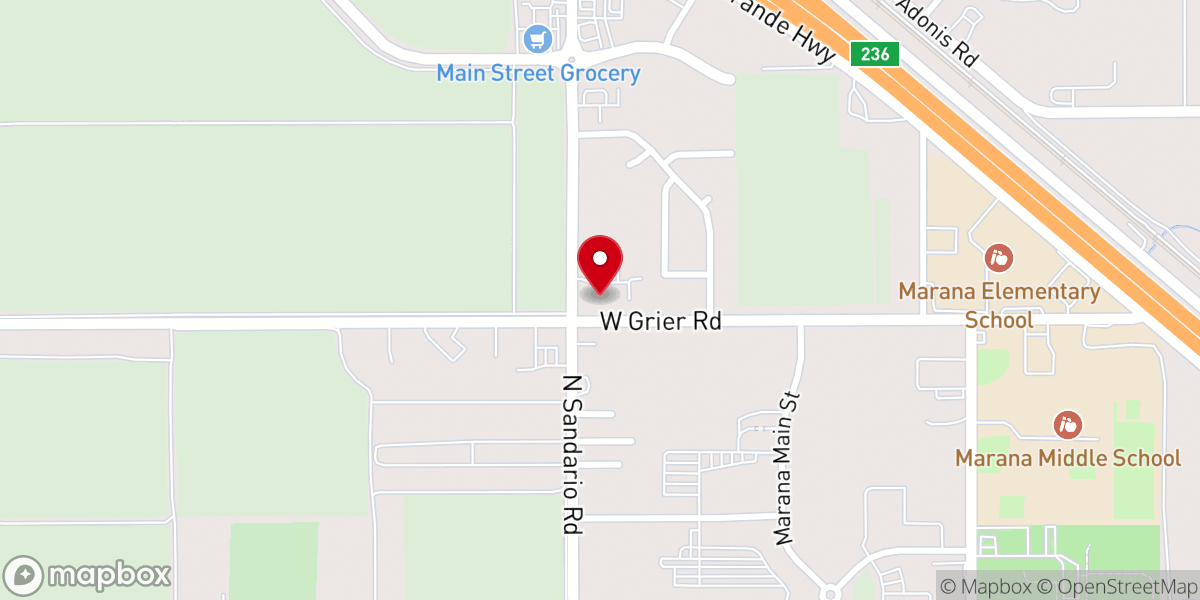 Map showing location of Community Christian Preschool