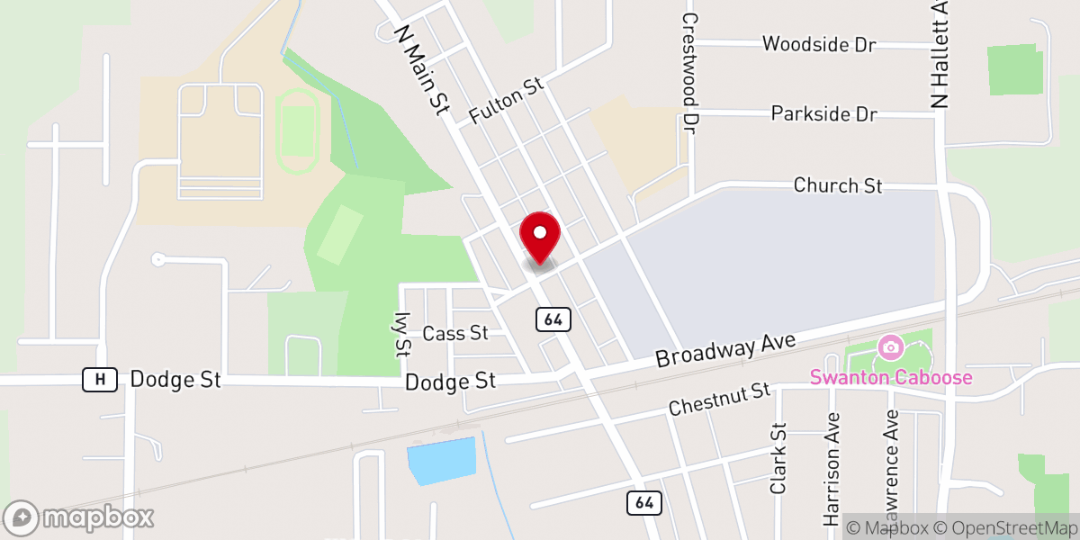 Map showing location of Sew Beyond Blessed