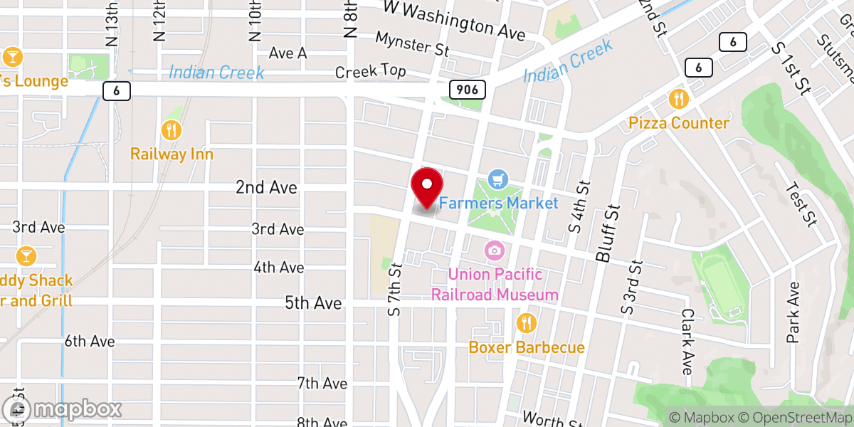 Map showing location of The Refuge Church