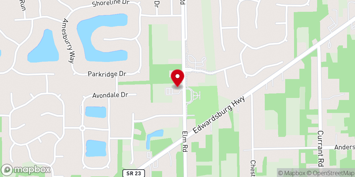 Map showing location of Good Shepherd United Methodist Church