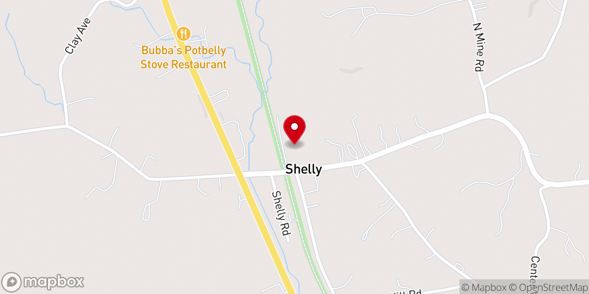 Map showing location of Salem Mennonite Church