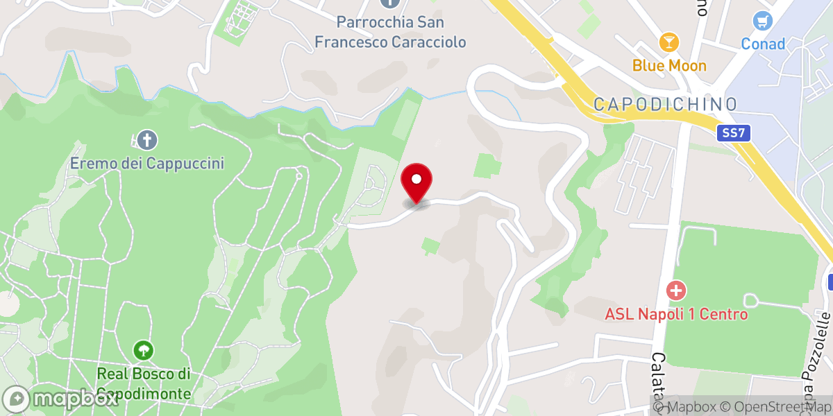 Map showing location of Convento Suore Carmelitane