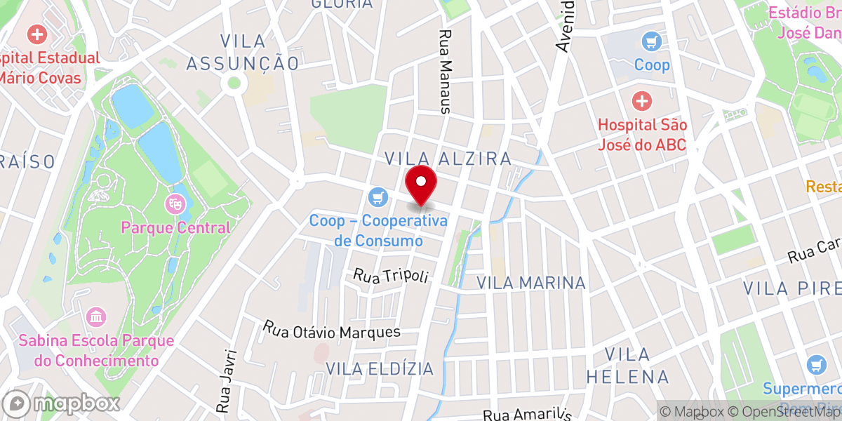 Map showing location of Igreja Evangélica Assembleia Deus