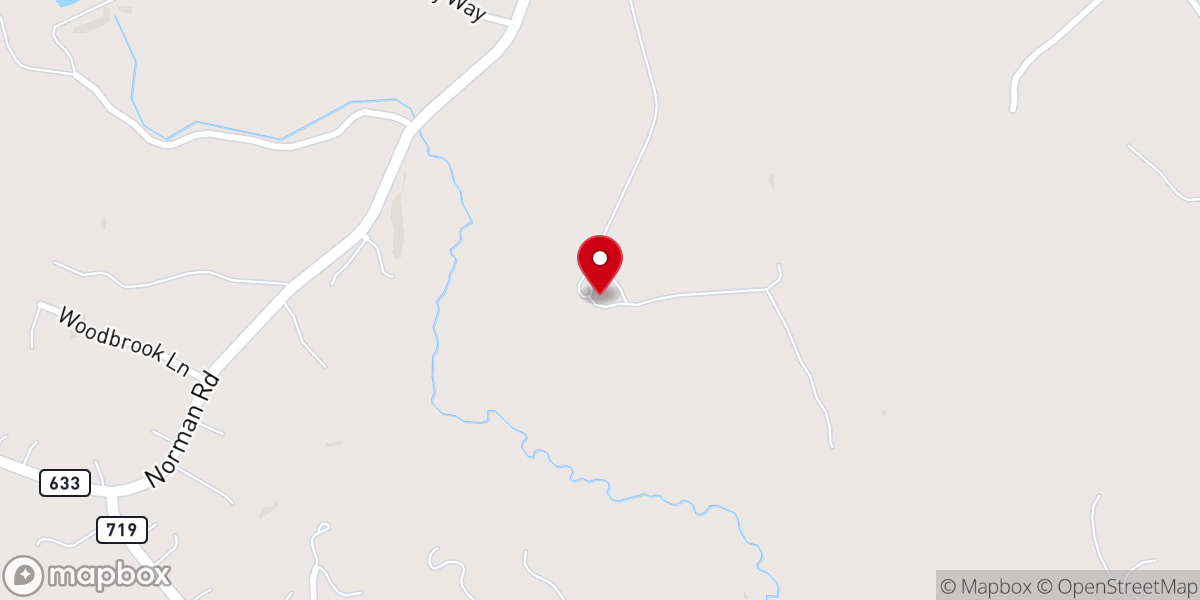 Map showing location of Rock Hill Farm
