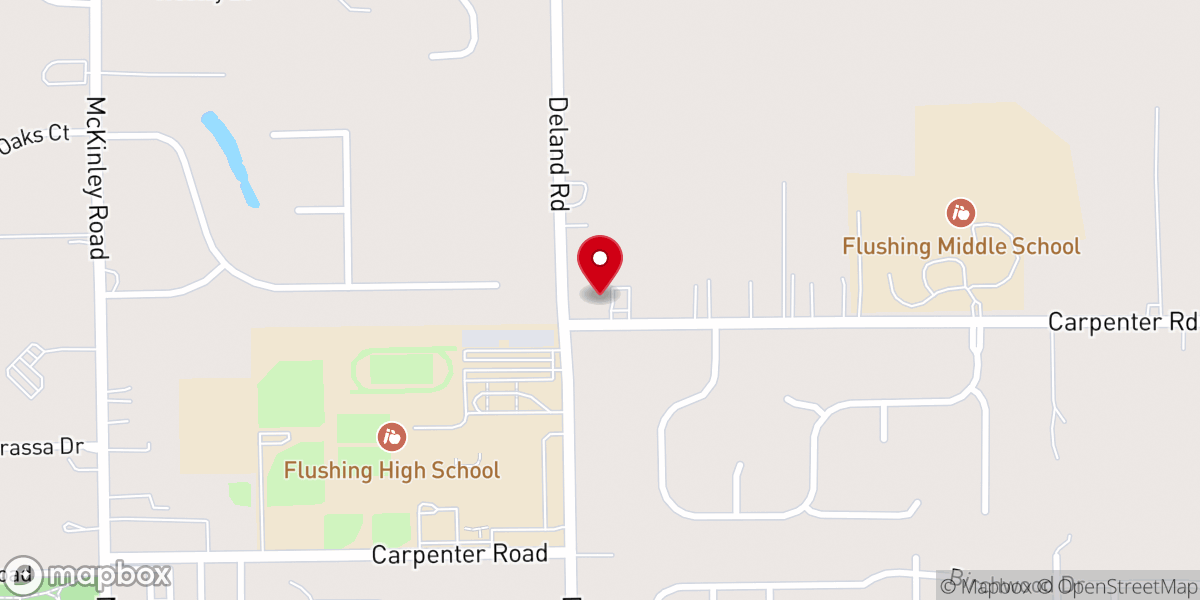 Map showing location of New Life Assembly of God