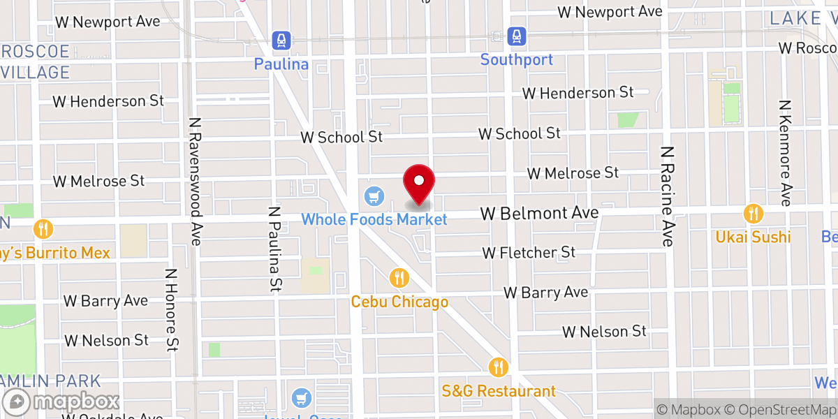 Map showing location of Saint Luke Church