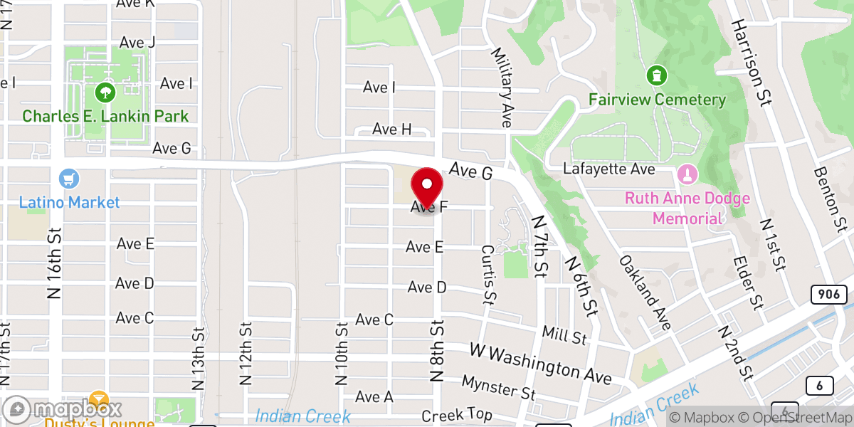 Map showing location of Walk Of Grace Chapel