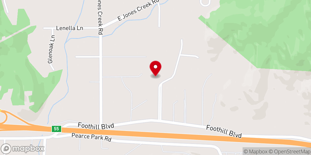 Map showing location of Our Savior Lutheran Church